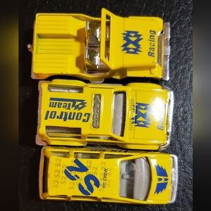 Lot of 3: Yellow Toy Cars